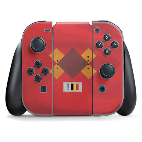 Belgium Soccer Flag Nintendo Skins